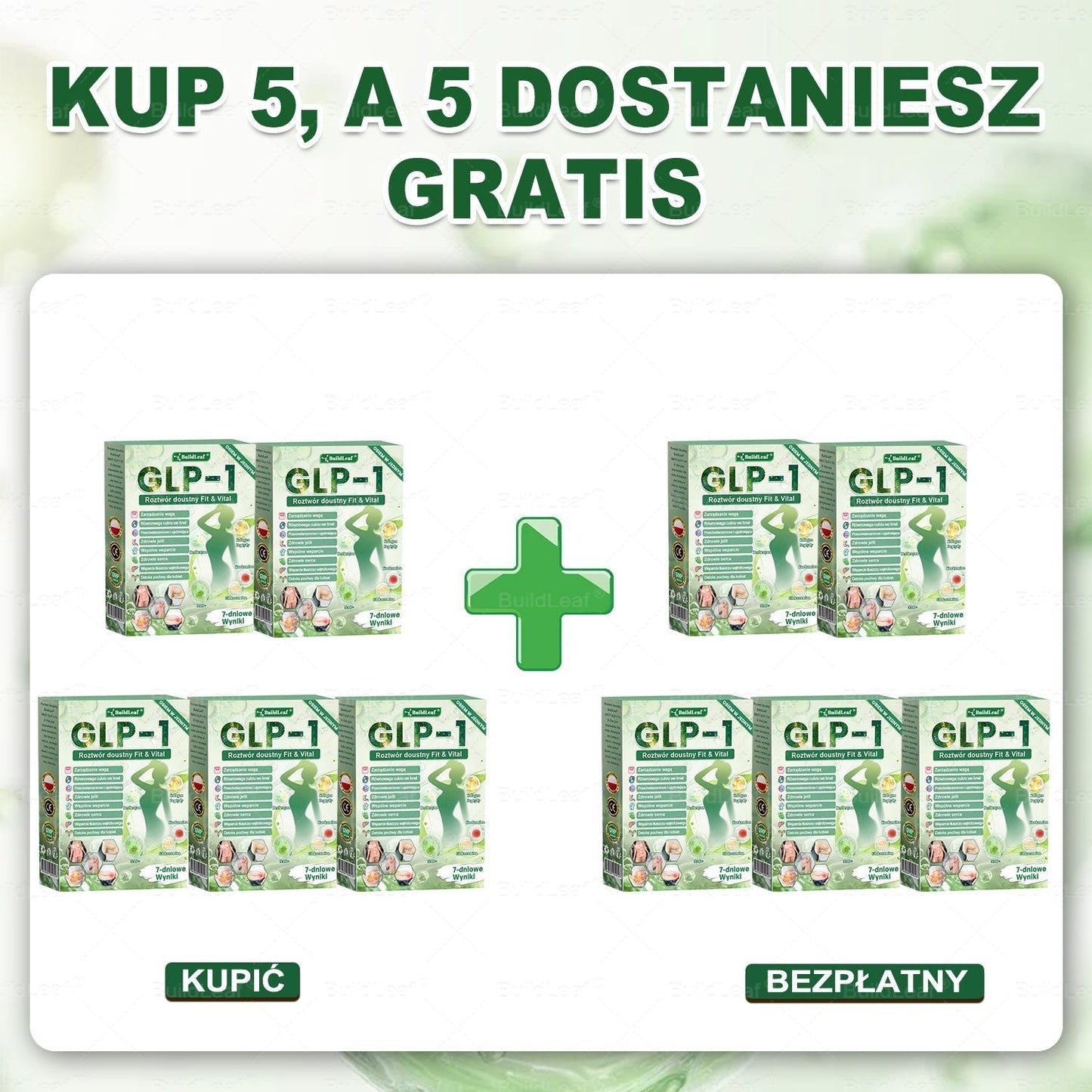 🍃Oficjalny sklep Polska | 🍃BuildLeaf® GLP-1 8-w-1 Fit & Vital Rozwiązanie (Jednorazowe dziennie, widoczne zmiany w ciągu 7 dni) ✅ Otyłość, zdrowie sercowo-naczyniowe, cukrzyca, bezdech senny, zdrowie jelit, problemy ze stawami i inne.