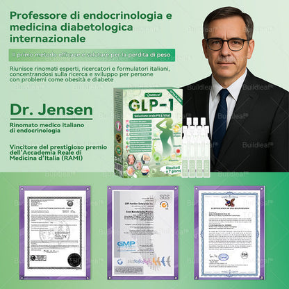 Negozio ufficiale | 👩‍⚕️BuildLeaf® GLP-1 8-in-1 Fit & Vital Soluzione Orale (Solo una volta al giorno, cambiamenti visibili in 7 giorni) ✅ Per obesità, salute cardiovascolare, diabete, apnea notturna, salute intestinale, problemi articolari e altro