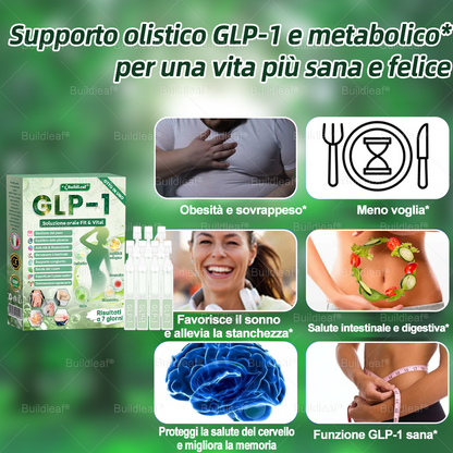 Negozio ufficiale | 👩‍⚕️BuildLeaf® GLP-1 8-in-1 Fit & Vital Soluzione Orale (Solo una volta al giorno, cambiamenti visibili in 7 giorni) ✅ Per obesità, salute cardiovascolare, diabete, apnea notturna, salute intestinale, problemi articolari e altro