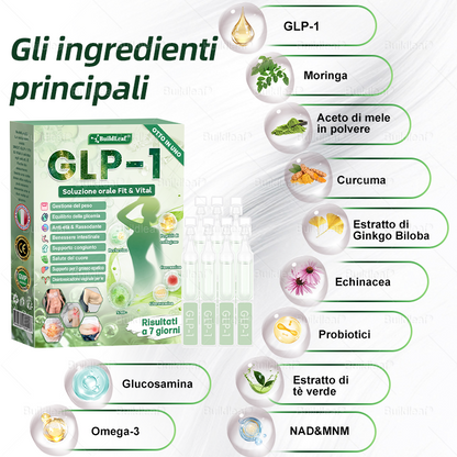 Negozio ufficiale | 👩‍⚕️BuildLeaf® GLP-1 8-in-1 Fit & Vital Soluzione Orale (Solo una volta al giorno, cambiamenti visibili in 7 giorni) ✅ Per obesità, salute cardiovascolare, diabete, apnea notturna, salute intestinale, problemi articolari e altro