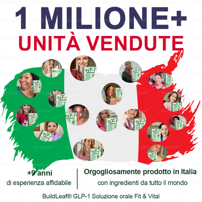 Negozio ufficiale | 👩‍⚕️BuildLeaf® GLP-1 8-in-1 Fit & Vital Soluzione Orale (Solo una volta al giorno, cambiamenti visibili in 7 giorni) ✅ Per obesità, salute cardiovascolare, diabete, apnea notturna, salute intestinale, problemi articolari e altro