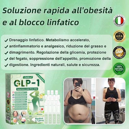 Negozio ufficiale | 👩‍⚕️BuildLeaf® GLP-1 8-in-1 Fit & Vital Soluzione Orale (Solo una volta al giorno, cambiamenti visibili in 7 giorni) ✅ Per obesità, salute cardiovascolare, diabete, apnea notturna, salute intestinale, problemi articolari e altro